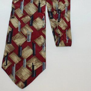 Viaggio Geometric Silk Tie
